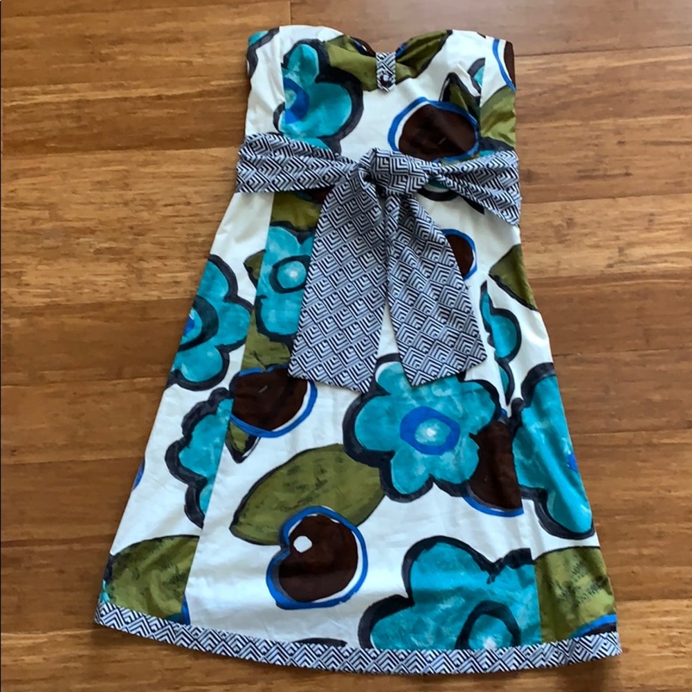 Anthropologie Maeve strapless dress